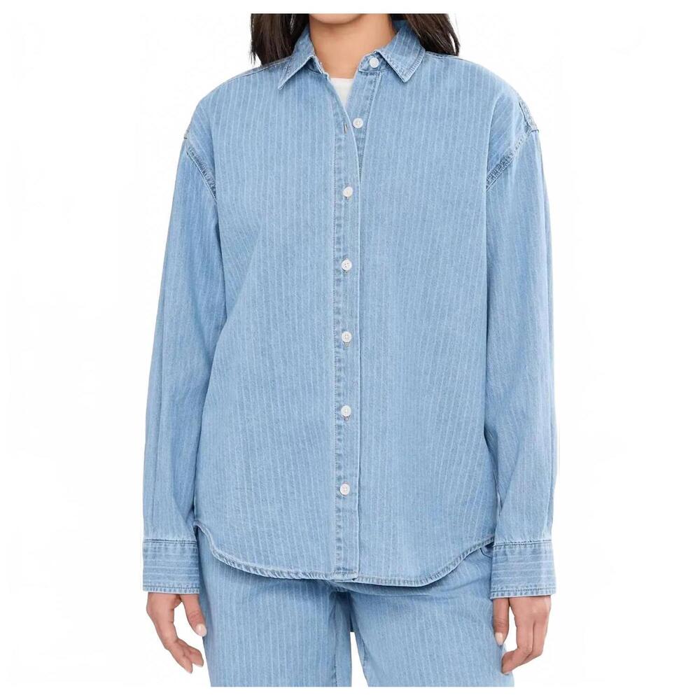 NEW DAZE haven denim shirt in whimsey